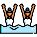 natación sincronizada icon