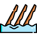 natación sincronizada icon