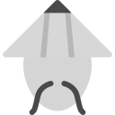 sombrero de bambú icon