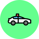 coche de policía icon