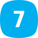 numero 7 icon