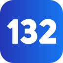 132 