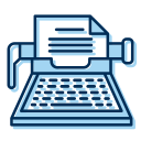 máquina de escribir icon