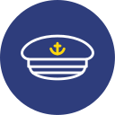 sombrero de capitán icon