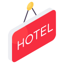 señal de hotel icon