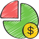 gráfico circular icon