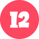 numero 12 icon