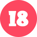 número 18 icon