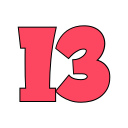 número 13