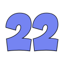 número 22