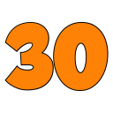 numero 30 icon