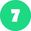 numero 7 icon