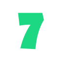 numero 7 icon