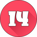 número 14 icon