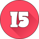 numero 15 icon