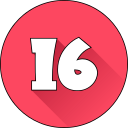 número 16 icon