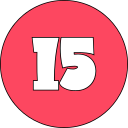 numero 15 icon