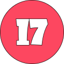 número 17 icon