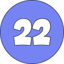 número 22 icon