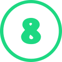 numero 8 icon