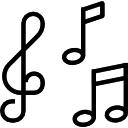 notas musicales icon