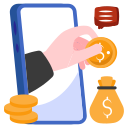 dinero en línea icon