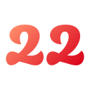 número 22 icon