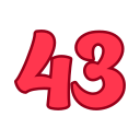 43