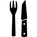 tenedor y cuchillo icon