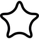 forme d'étoile Icône