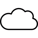nube en blanco icon