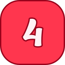 número 4 icon