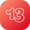 número 13 icon