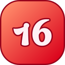 número 16 icon