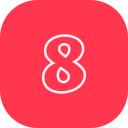 numero 8 icon