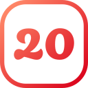 numero 20 icon