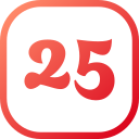 número 25 icon