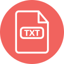 archivo de texto icon