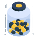 tarro de pastillas icon