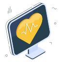 monitor de ecg icon