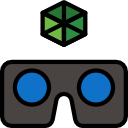 gafas 3d icon