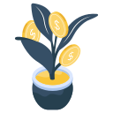 planta de dinero icon