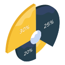 gráfico circular icon