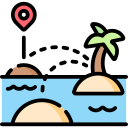 Island hopping icon