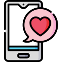 Love message icon