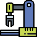 Industrial robot icon