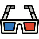 gafas 3d icon