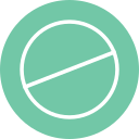 pastilla circular icon