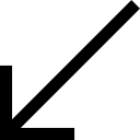 flecha diagonal icon