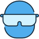 gafas 3d icon